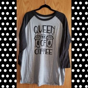 Queen of Coffee baseball jersey